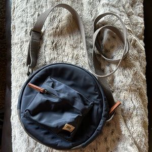 ORI like new midnight blue round small bag . 9 inches